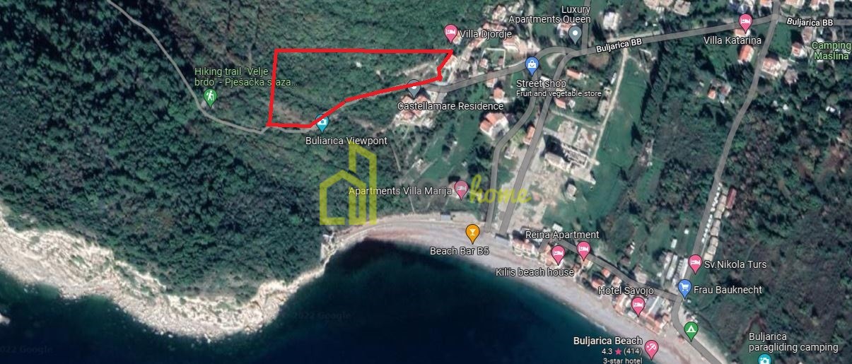 Plac 10887m2, Buljarica